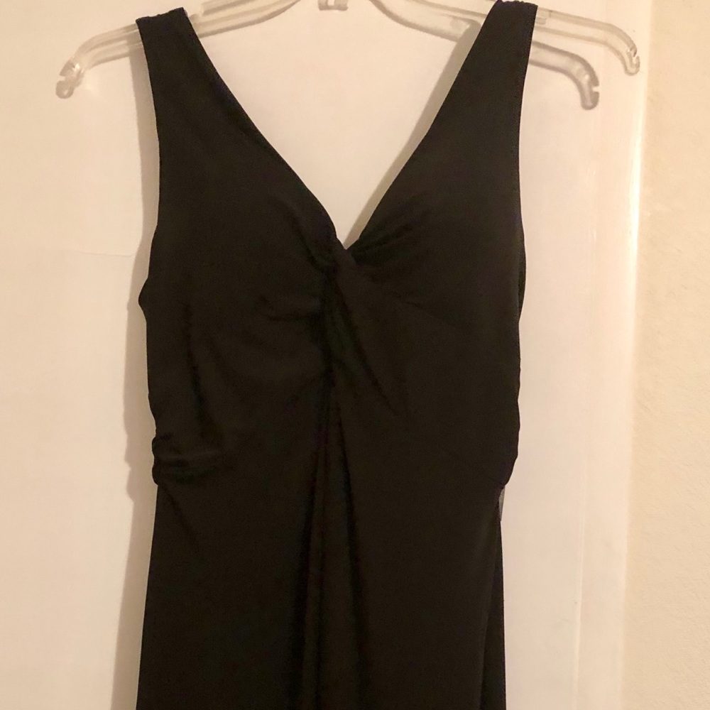 Essentials By Milano Black Cocktail Dress Size L